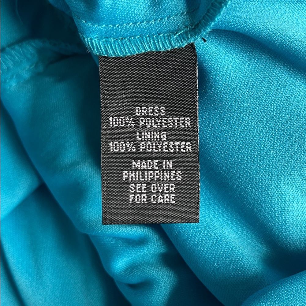 Amy Byer Vibrant Turquiose Dress - Picture 6 of 11